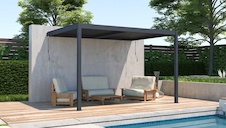 Bioklimatická pergola G21 Trenton 4x3m, antracit