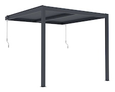 Bioklimatická pergola G21 Trenton 3x3m, antracit