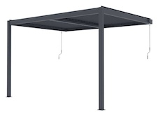 Bioklimatická celohliníková pergola G21 Trenton Premium 4x3m, antracit