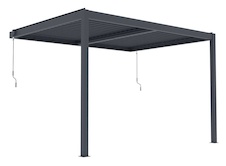 Bioklimatická celohliníková pergola G21 Trenton Premium 4x3m, antracit
