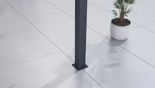 Bioklimatická celohliníková pergola G21 Trenton Premium 3x3m, antracit