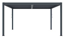 Bioklimatická celohliníková pergola G21 Austin Premium 4x4m, antracit