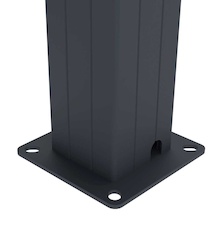 Bioklimatická celohliníková pergola G21 Austin Premium 4x4m, antracit