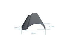 Bioklimatická celohliníková pergola G21 Austin Premium 4x3m, antracit