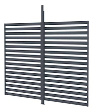 Fixní lamelová stěna G21 3x2,2,6m pro pergolu Trenton 3x3 a 4x3 m, antracit
