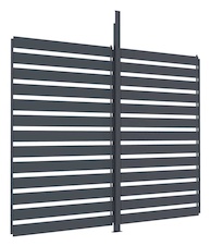 Otočná lamelová stěna G21 3x2,6m pro pergolu Trenton 3x3 a 4x3 m, antracit