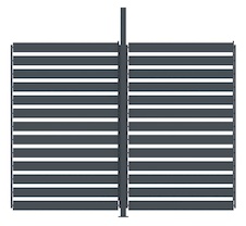 Otočná lamelová stěna G21 3x2,6m pro pergolu Trenton 3x3 a 4x3 m, antracit