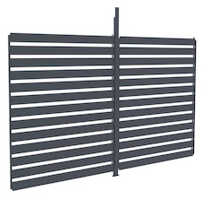 Otočná lamelová stěna G21 4x2,6m pro pergolu Trenton 4x3 a 4x4 m, antracit
