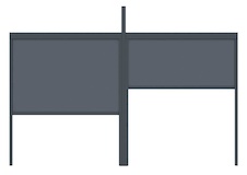 Boční markýza G21 4x2,6 m pro pergolu Trenton 4x3 a 4x4 m, antracit