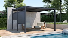 Boční markýza G21 4x2,6 m pro pergolu Trenton 4x3 a 4x4 m, antracit