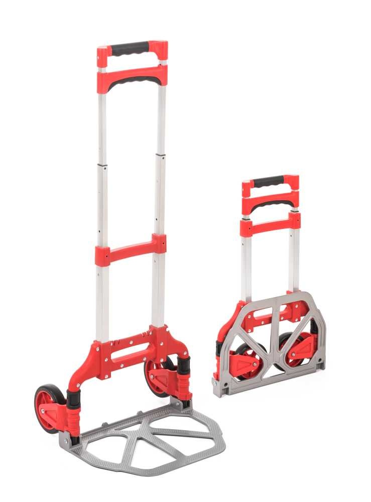 Skládací rudl G21 s nosností 70 kg, červená
