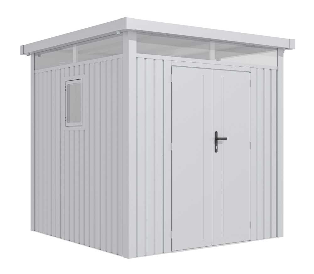 Zahradní domek G21 Atlanta 529 - 230 x 230 cm, metalická silver