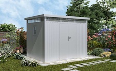 Zahradní domek G21 Atlanta 676 - 294 x 230 cm, metalická silver