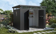 Zahradní domek G21 Atlanta 676 - 294 x 230 cm, slate grey