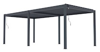 Bioklimatická pergola G21 Austin 6x3m, antracit