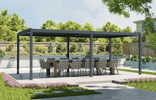 Bioklimatická pergola G21 Austin 6x3m, antracit
