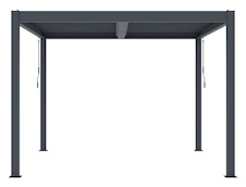 Bioklimatická celohliníková pergola G21 Austin Premium 3x3m, antracit