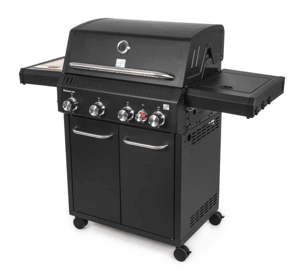 Plynový gril G21 Alabama Black BBQ Premium Line 5 hořáků + zdarma redukční ventil