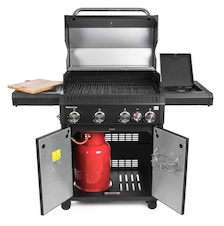 Plynový gril G21 Alabama Black BBQ Premium Line 5 hořáků + zdarma redukční ventil