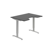 HOBIS ergo elektr.stavitelný stůl 120 cm, stand. ovlad. - MSE 2 1200, antracit