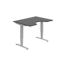 HOBIS ergo elektr.stavitelný stůl 120 cm, stand. ovlad. - MSE 3 1200, antracit