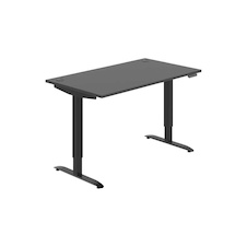 HOBIS ergo elektr.stavitelný stůl 140 cm, paměť. ovlad. - MSE 2M 1400, antracit