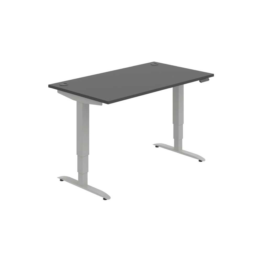 HOBIS ergo elektr.stavitelný stůl 140 cm, paměť. ovlad. - MSE 3M 1400, antracit