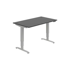 HOBIS ergo elektr.stavitelný stůl 140 cm, paměť. ovlad. - MSE 3M 1400, antracit