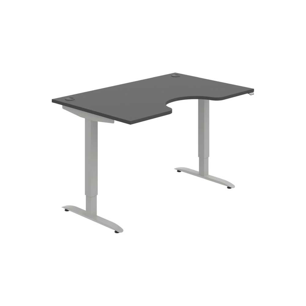 HOBIS ergo elektr.stavitelný stůl 140 cm, stand. ovlad. - MSE 2 1400, antracit