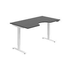 HOBIS ergo elektr.stavitelný stůl 160 cm, paměť. ovlad. - MSE 2M 1600, antracit
