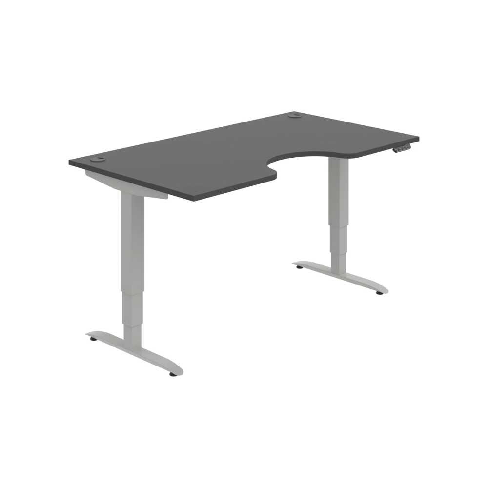 HOBIS ergo elektr.stavitelný stůl 160 cm, paměť. ovlad. - MSE 3M 1600, antracit