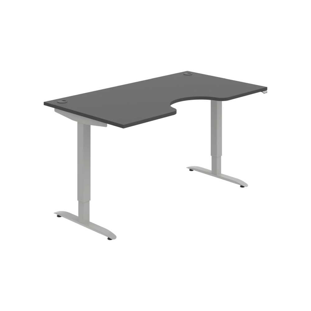 HOBIS ergo elektr.stavitelný stůl 160 cm, stand. ovlad. - MSE 2 1600, antracit