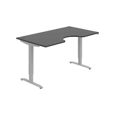 HOBIS ergo elektr.stavitelný stůl 160 cm, stand. ovlad. - MSE 2 1600, antracit