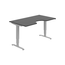 HOBIS ergo elektr.stavitelný stůl 160 cm, stand. ovlad. - MSE 3 1600, antracit