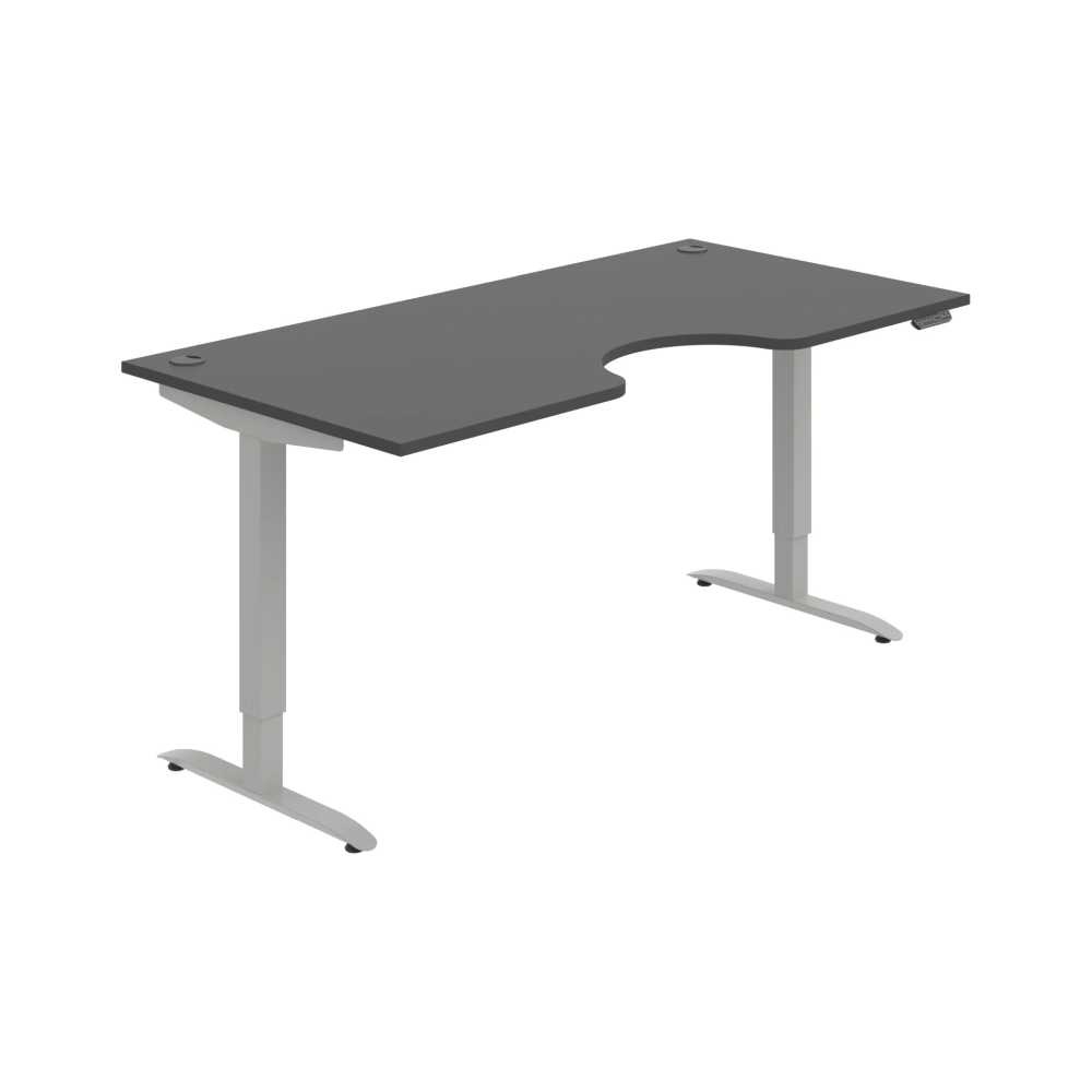 HOBIS ergo elektr.stavitelný stůl 180 cm, paměť. ovlad. - MSE 2M 1800, antracit