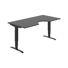 HOBIS ergo elektr.stavitelný stůl 180 cm, stand. ovlad. - MSE 3 1800, antracit