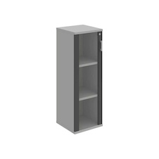 HOBIS kancelářská policová skříň - SZ 3 40 02 L, zámek Huwill, šedá-antracit