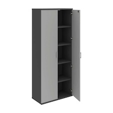 HOBIS kancelářská policová skříň - SZ 5 80 00, zámek Huwill, antracit-šedá