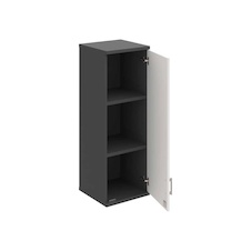 HOBIS kancelářská policová skříň horní - SZ 3 40 01 P H, zámek Huwill, antracit-bílá