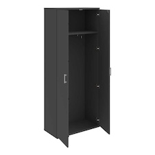 HOBIS kancelářská šatní skříň - SZ 5 80 01, zámek Huwill, antracit
