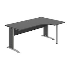 HOBIS kancelářský stůl pracovní, sestava levá - CE 1800 60 L, antracit