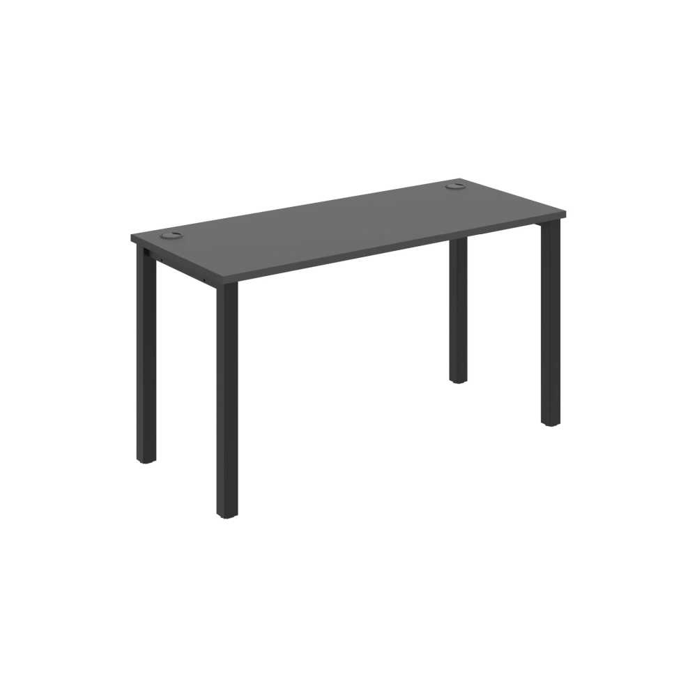 HOBIS kancelářský stůl rovný - UE 1400, hloubka 60 cm, antracit