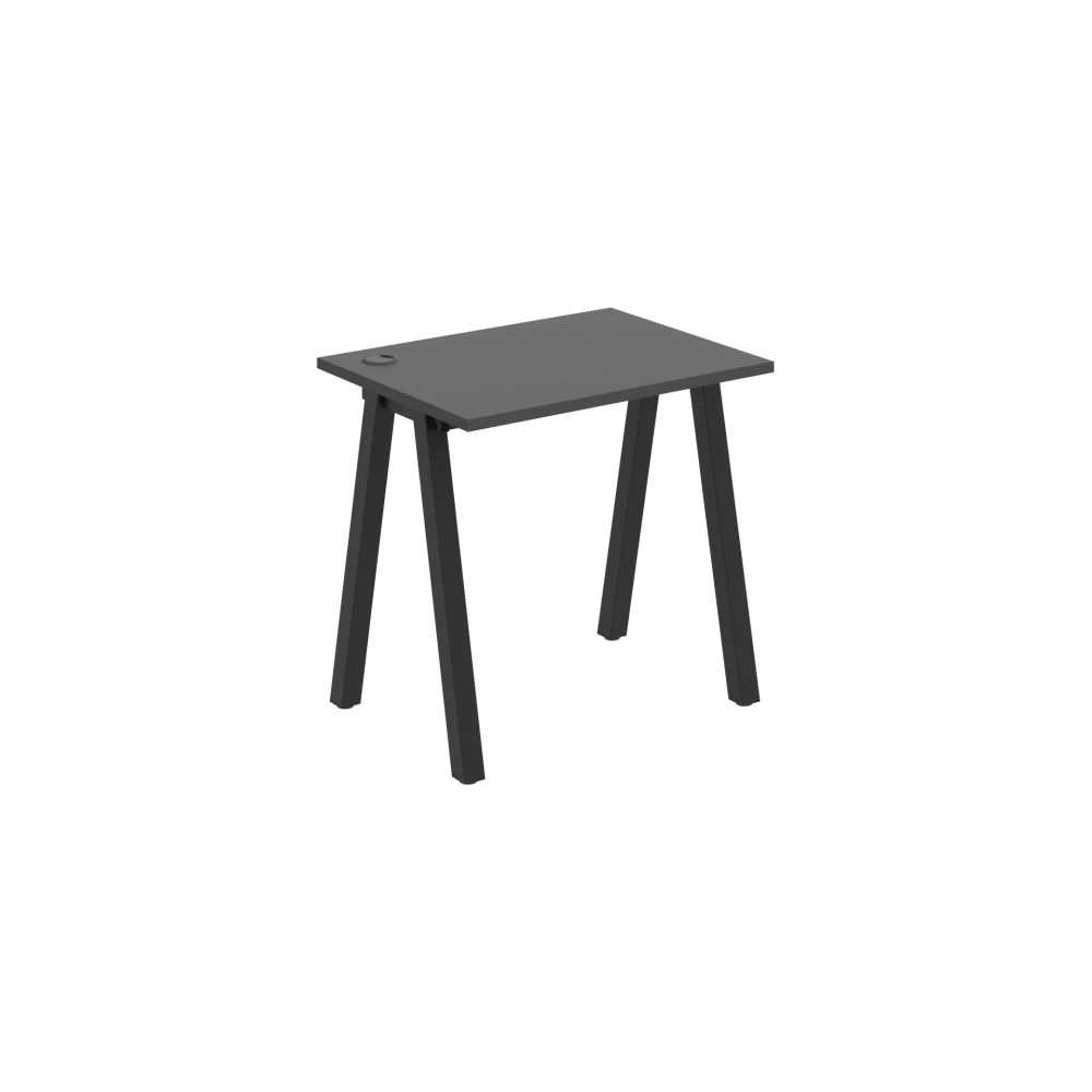 HOBIS kancelářský stůl rovný - UE A 800, hloubka 60 cm, antracit