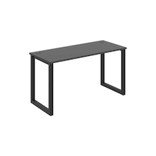 HOBIS kancelářský stůl rovný - UE O 1400, hloubka 60 cm, antracit