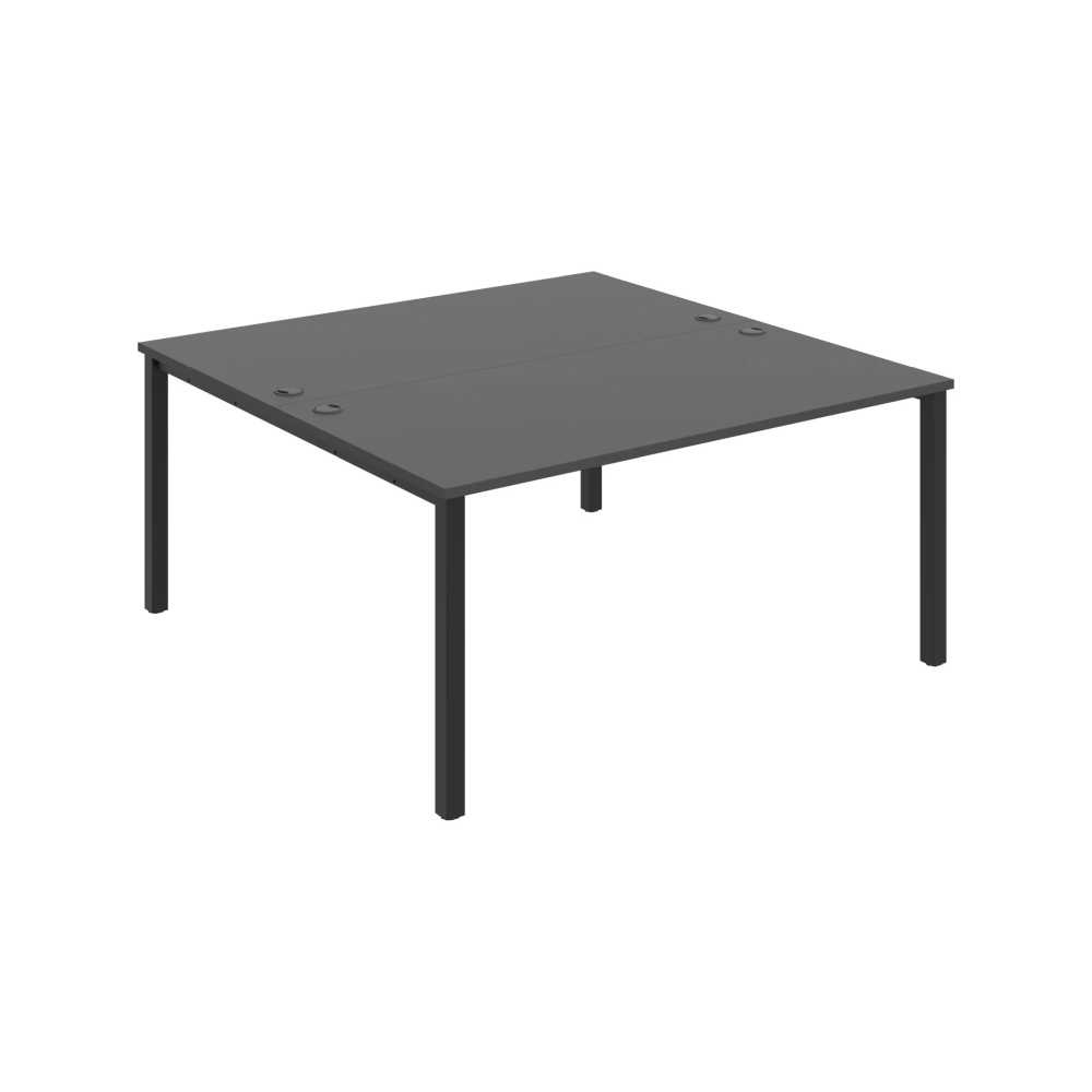 HOBIS kancelářský stůl zdvojený - USD 1600, antracit