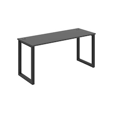 HOBIS kancelářský stůl rovný - UE O 1600, hloubka 60 cm, antracit