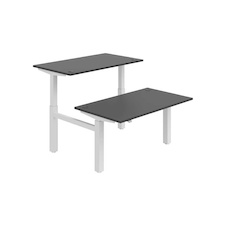 HOBIS párový výškově stavitelný stůl  MOTION DUAL MSD 2 1400, stand.ovládání, antracit