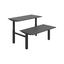 HOBIS párový výškově stavitelný stůl  MOTION DUAL MSD 2 1600, stand.ovládání, antracit