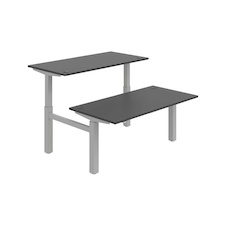 HOBIS párový výškově stavitelný stůl  MOTION DUAL MSD 2 1600, stand.ovládání, antracit