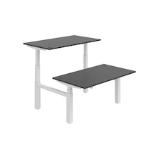 HOBIS párový výškově stavitelný stůl  MOTION DUAL MSD 3 1400, stand.ovládání, antracit